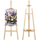 High Quality Wooden Easel Art Tripod Exhibition Wedding Stand Drawing Painting Holder