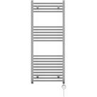 Terma Leo Heated Towel Rail with 43D Thermostatic Element  1200 x 500mm 300W