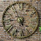 Charles Bentley Extra Large Outdoor Wall Clock - Bronze