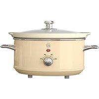 Swan SF17021CN 3.5L Slow Cooker Retro 3 Heat Settings 200w Cream - Brand New