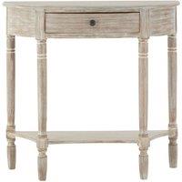 Heritage Console Table Half Moon 1 Drawer