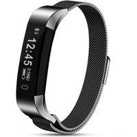 Aquarius AQ115 Splash proof Fitness Tracker with Metal Mesh Strap Space Grey
