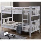 The Artisan Bed Company Bunk Bed with Flat Headboard - White