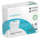 6 x Aqua Optima Evolve+ 30 Day Water Filter Cartridge Refill, fits Brita Maxtra+