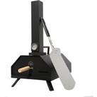 Haven Wood 11'' Pizza Oven With Raincover And Pizza Paddle - Black
