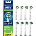 Oral-B CrossAction Toothbrush Head with CleanMaximiser Technology, 8 Pack