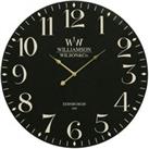 Premier Housewares Classical MDF Wall Clock - Black