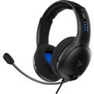 PDP LVL50 Wired Headset PS4 Black - 50mm driver, wired