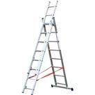 TB Davies 2.3m Light-Duty Combination Ladder