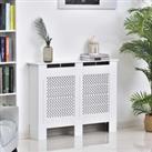 Radiator Cover White 3 Sizes Available MDF Solid Modern Home Design Assembly