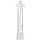 HOMCOM 853026 1.7L Upright Garment Clothes Steamer With 6 Steam Settings  White