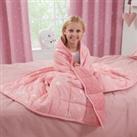 Dreamscene Star Teddy Fleece Weighted Blanket Kids Sleep Therapy Anxiety Throw