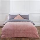 Brentfords Teddy Fleece Weighted Blanket Blush Pink 150 X 200Cm 8Kg