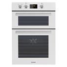 Indesit IDD6340WH 60cm Built In Electric Double Oven in White A A Rate