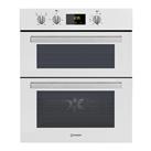 Indesit IDU6340WH 60cm Built Under Double Electric Oven in White