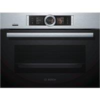 Bosch CSG656BS7B Serie 8 H C Single Compact Steam Oven in Br Steel