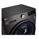 LG F6V1010BTSE Washing Machine in Black Steel 1600rpm 10 5kg A Rated