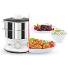Tefal VC145140 Electric Steamer with Timer, Stainless Steel - 2 Year Warranty