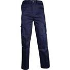 DBlade Mens Work Pants Denim Navy Reinforced Protective Workwear Trousers S2XL