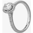 1888 Collection Platinum Certificated 0.40ct Diamond Oval Cluster Ring DSC41(6X4)0.40CT PLUS- E/SI2/0.60ct
