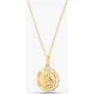 9ct Gold St Christopher and Chain