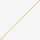 9ct Yellow Gold 18inch Fine Curb Chain STCN02518