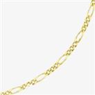 9ct Gold 1.8mm Diamond Cut 18 Inch Figaro Chain 1.15.0034