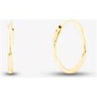 9ct Yellow Gold 13mm Sleeper Hoop Earrings 1.53.9799