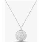 Silver Medium Round St. Christopher XSCHR3-S10R18