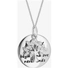 Sterling Silver Stone Set Family Tree Pendant 8.68.4239