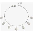 Sterling Silver Multi Leaf Bracelet B5147