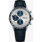 Raymond Weil Mens Freelancer Blue Leather Strap Watch 7731SC365521