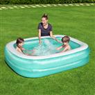 Bestway 2.01m x 1.50m x 51cm Blue Rectangular Paddling Pool