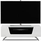Alphason Chromium Tv Stand  Fits Up To 46 Inch Tv  White