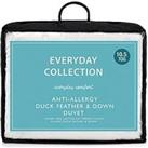 Everyday Collection AntiAllergy Duck Feather And Down 10.5 Tog Duvet