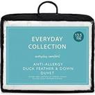 Everyday Collection AntiAllergy Duck Feather And Down 13.5 Tog Duvet