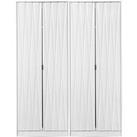 Swift Versailles Part Assembled 4 Door Wardrobe