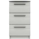 Taylor Ready Assembled 3 Drawer Bedside Chest