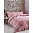 Catherine Lansfield Cuddly Faux Fur Duvet Cover