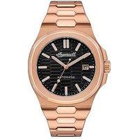 Ingersoll Ingersoll The Catalina Black Date Automatic Dial Rose Gold Stainless Steel Bracelet Watch