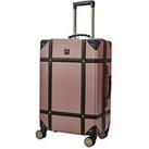 Rock Luggage Vintage Medium 8Wheel Suitcase  Rose Pink