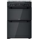 Hotpoint Hdm67G0Ccb Gas Double Freestanding Cooker