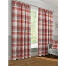 Braemar Check Pleated Lined Curtains