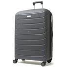 Rock Luggage Prime 8 Wheel Hardshell Large Suitcase - Charcoal