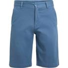 Weird Fish Rayburn Organic Cotton Flat Front Shorts Washed Teal Size 46