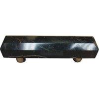Wickes Marble Pillar Door Handle - Black 70mm Pack of 2