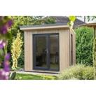 Forest Garden Xtend 2.54 x 2.9m Insulated Garden Office with 1/2 Window including Installation