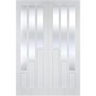 LPD Internal Coventry Pair Primed White Solid Core Door - 1067 x 1981mm