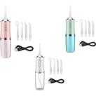 Rechargeable Water Flosser  White, Pink or Green