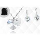 Crystal Heart Mum Jewellery Set